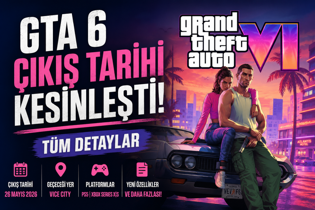 GTA 6 Çıkış Tarihi Kesinleşti! Tüm Detaylar