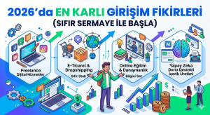 2026’da En Karlı Girişim Fikirleri (Sıfır Sermaye ile Başla)