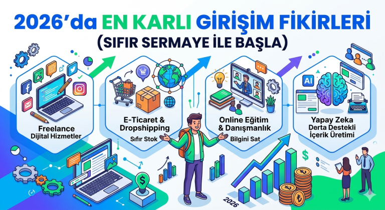 2026’da En Karlı Girişim Fikirleri (Sıfır Sermaye ile Başla)