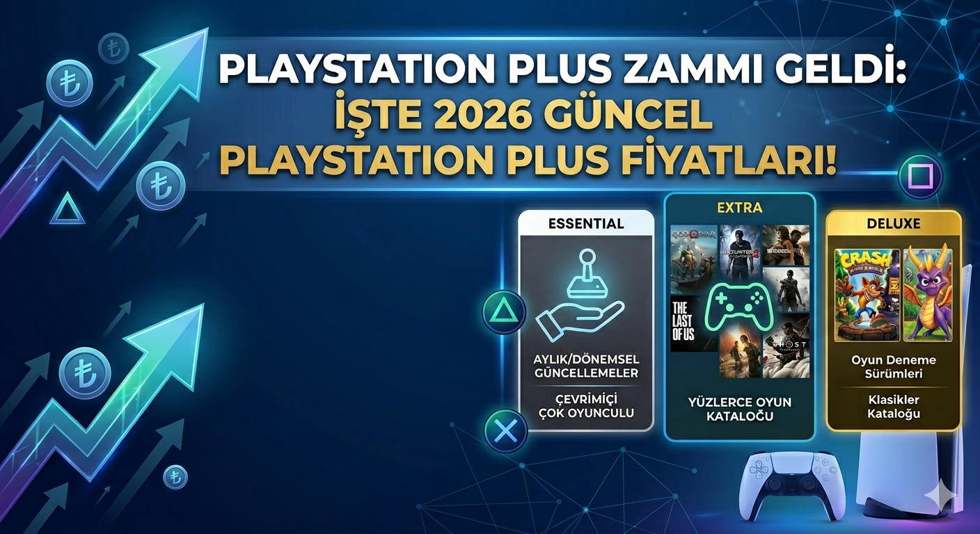 PlayStation Plus Zammı Geldi: İşte 2026 Güncel PlayStation Plus Fiyatları!